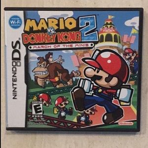 Mario Vs Donkey Kong 2 Nintendo DS Game March Of The Minis Complete Authentic